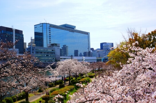 東天満の風景