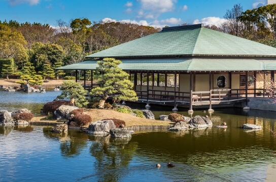 大仙公園の日本庭園